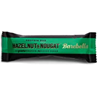 Barritas de proteínas Barebells Hazelnut Nougat 12 x 55g- rica en proteínas- baja en carbohidratos y en azúcar- 20g…